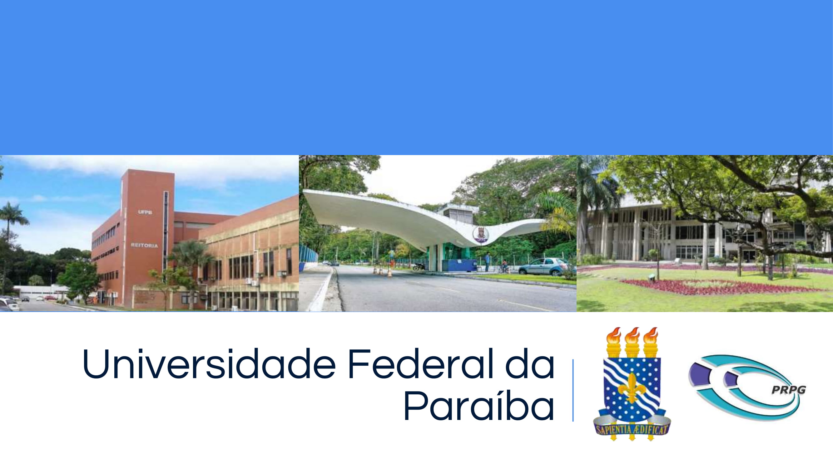 Nossa Institui O Universidade Federal Da Para Ba Ufpb Prpg Pr